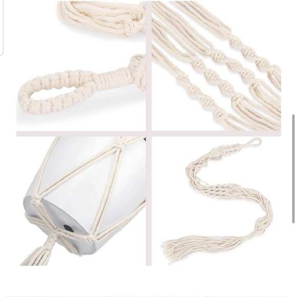 🆕3pc Modern BÖHÖ Macramé Plant Hangers Uniquely Hand Crafted [Indoors/Outdoors] - Picture 10 of 16